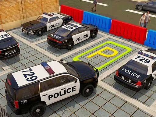3D Police Car Parking - 3191