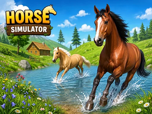 Wild Horse Simulator Racing Games - 3191