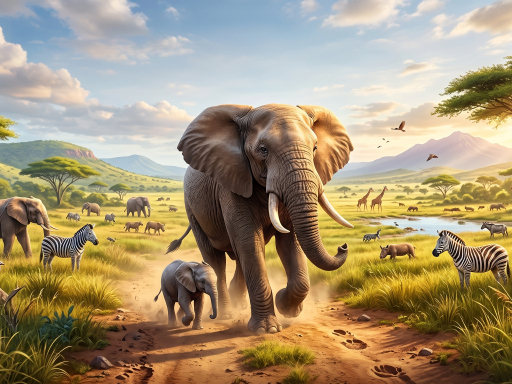 Zoo Elephant Simulator City Attack - 3191