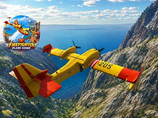 Firefighter Plane Game - 3191