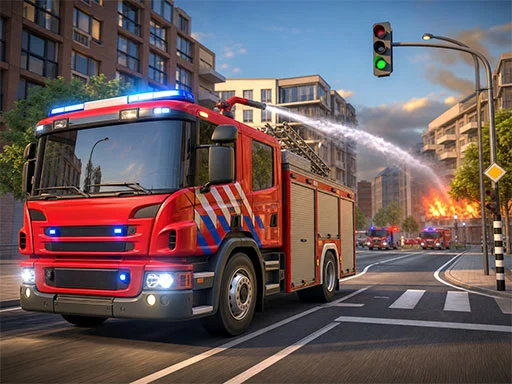 Fire Truck Rescue simulator - 3191