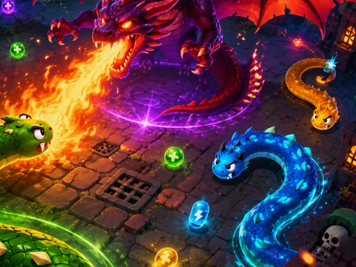Tailoff.io: Snake Dragon Arena - 3191