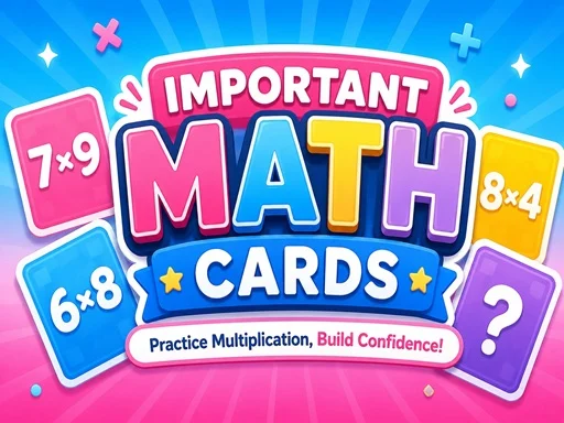 Important Math Cards - 3191