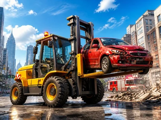 City Rescue Forklift Simulator - 3191