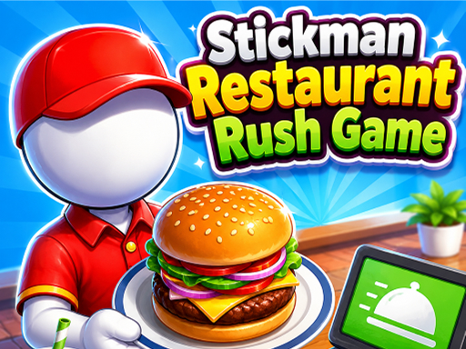 Stickman Restaurant Rush Game - 3191