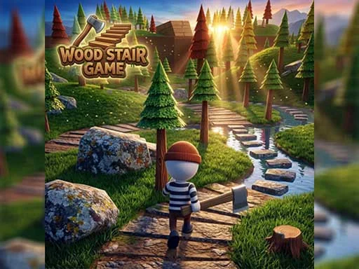 Wood Stair Game - 3191
