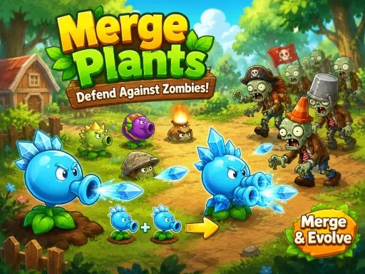 Merge Plants &ndash; Defense Zombies - 3191